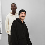 Carica l'immagine nel visualizzatore di Gallery, KNITTED HOODIE WORN 1