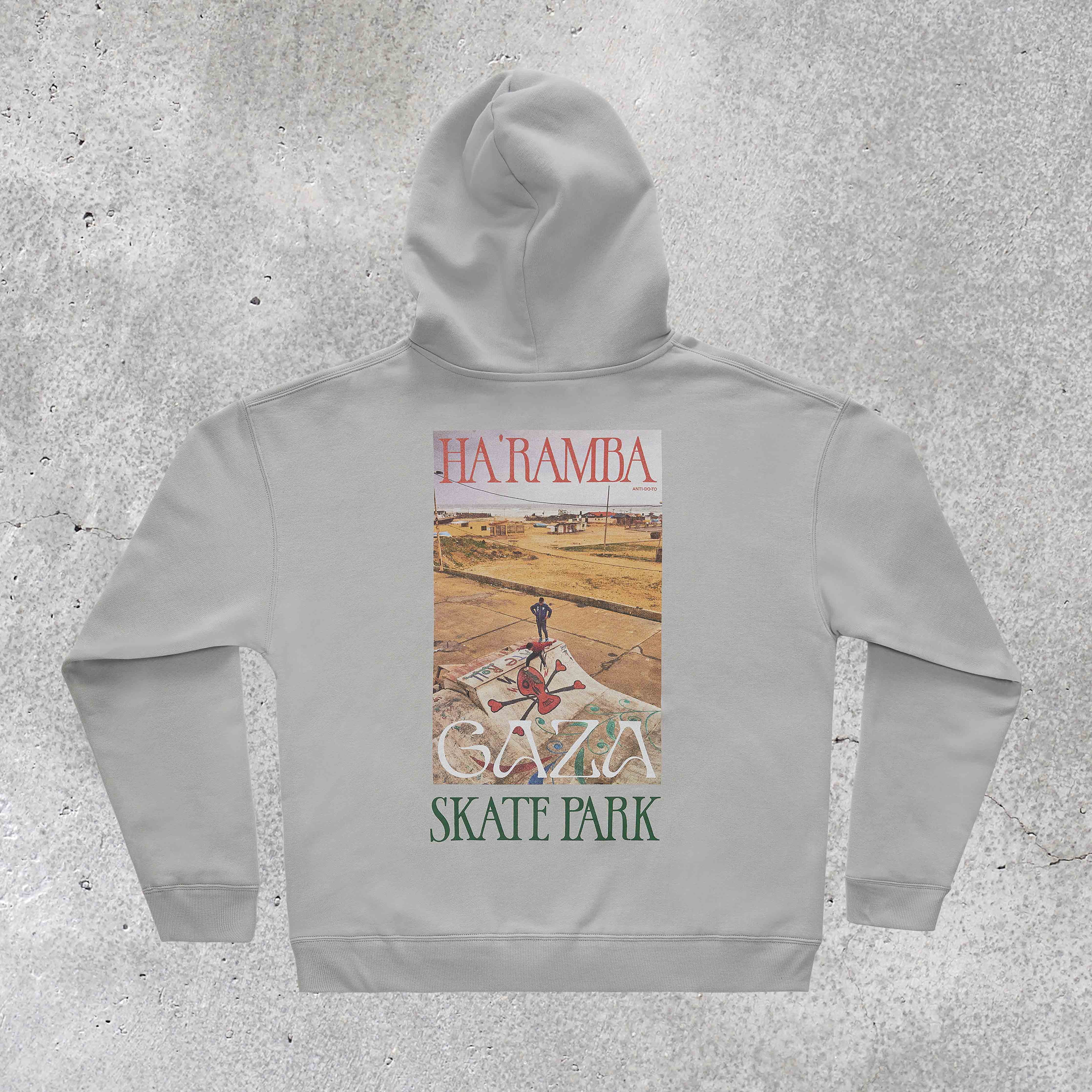 HA'RAMBA HYPHENS HOODIE STILL LIFE BACK