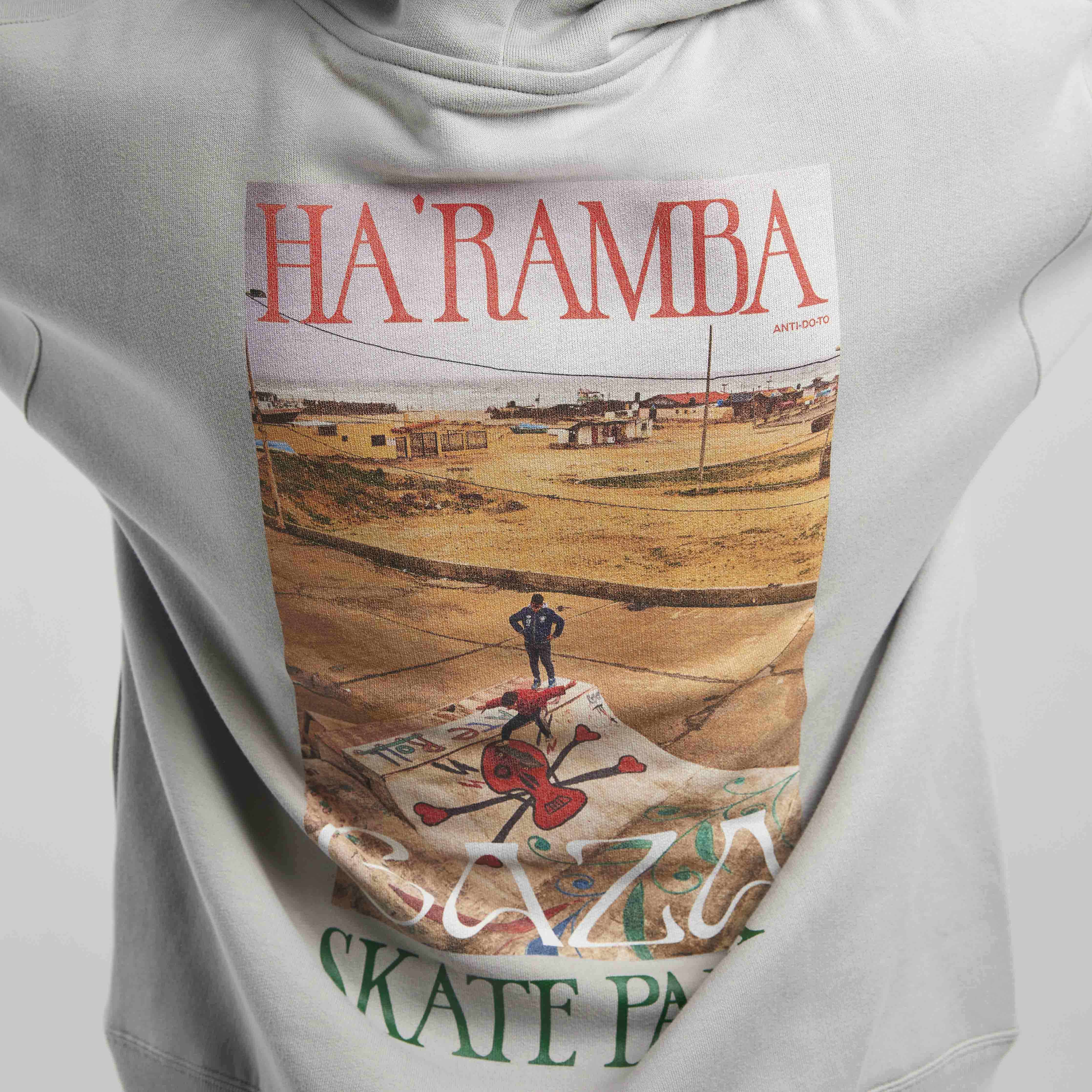 HA'RAMBA HYPHENS HOODIE WORN 2