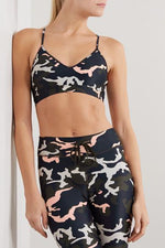 Carica l&#39;immagine nel visualizzatore di Gallery, Andie camouflage-print stretch sports test
